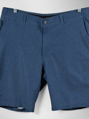 Pebble Beach Blue Golf Shorts Men's Size 38 Stretch 9.5" Inseam